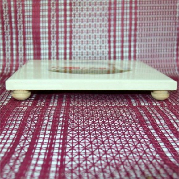 Ceramic Coaster Spoon Rest Square With Lighthouse, Tile Trivet, Wine Trivet - Picture 4 of 7